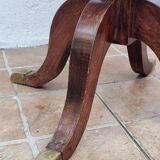 Table d'appoint en bois et laiton style empire