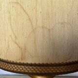 Lampe  à poser en bois peint vintage