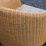 Wicker armchair