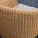 Wicker armchair