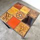 Pair of glazed ceramic coffee tables