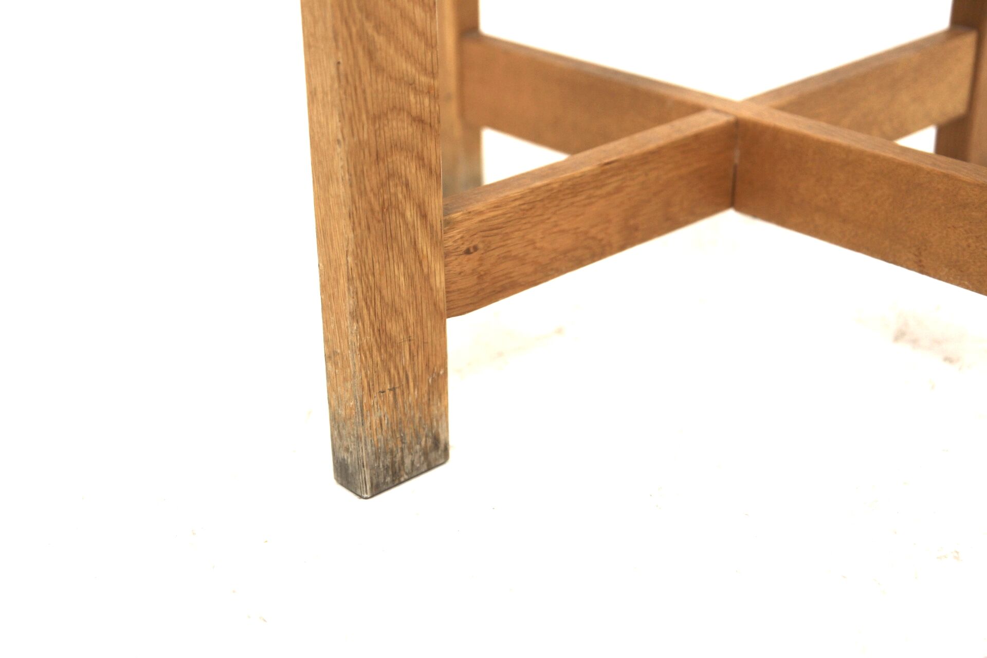 Scandinavian oak stool, Sweden, 1960