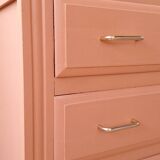 vintage salmon chest of drawers