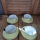 Coffee service Porcelain Cup Wolf mill Black liseré Patel