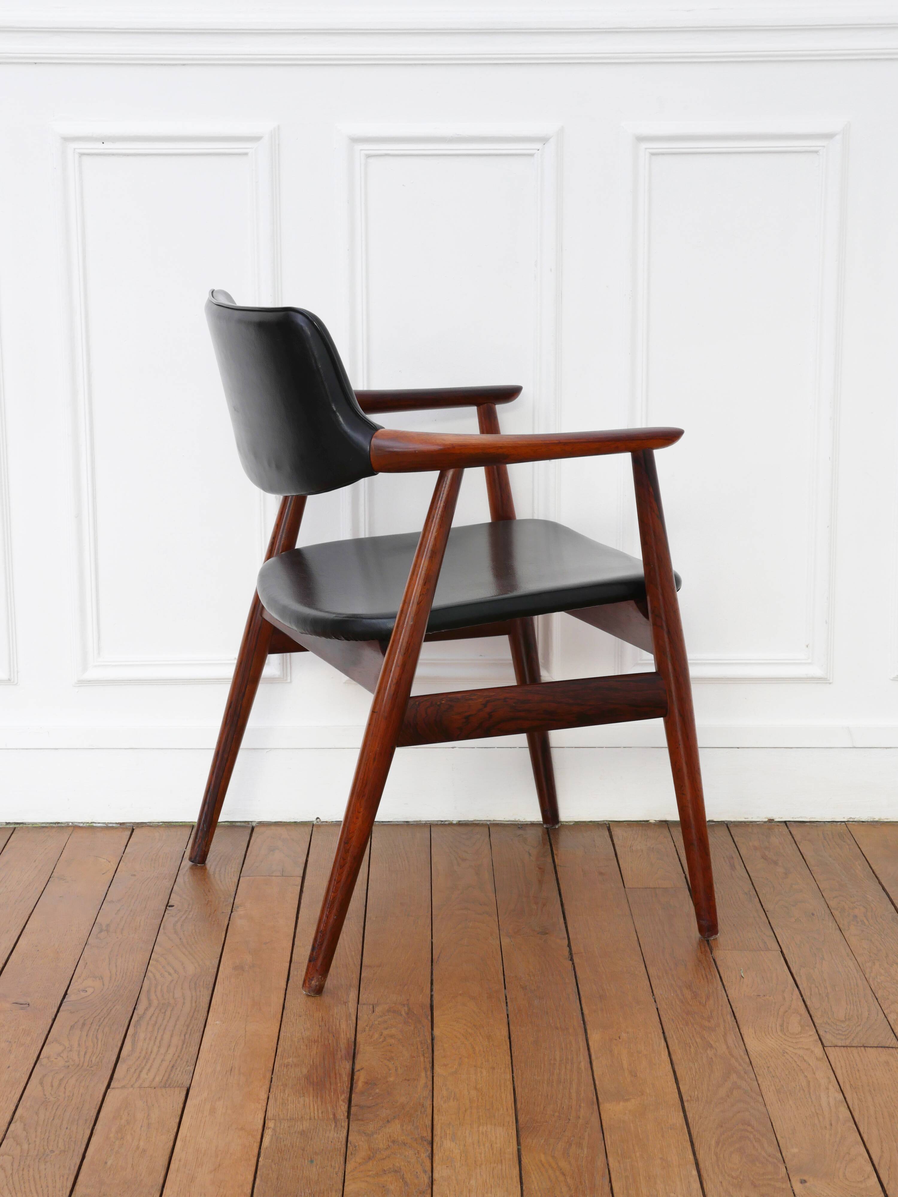 Armchair Svend Age Eriksen – Glostrup Møbelfabrik - Rosewood