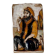 Painted and Glazed Terracotta Relief - Unique Work by Roberto Pucci - 1950s