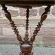 Selette wooden plant holder art deco barley rosary design