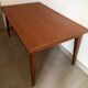 Grande table de ferme en chene des années 50 extensible