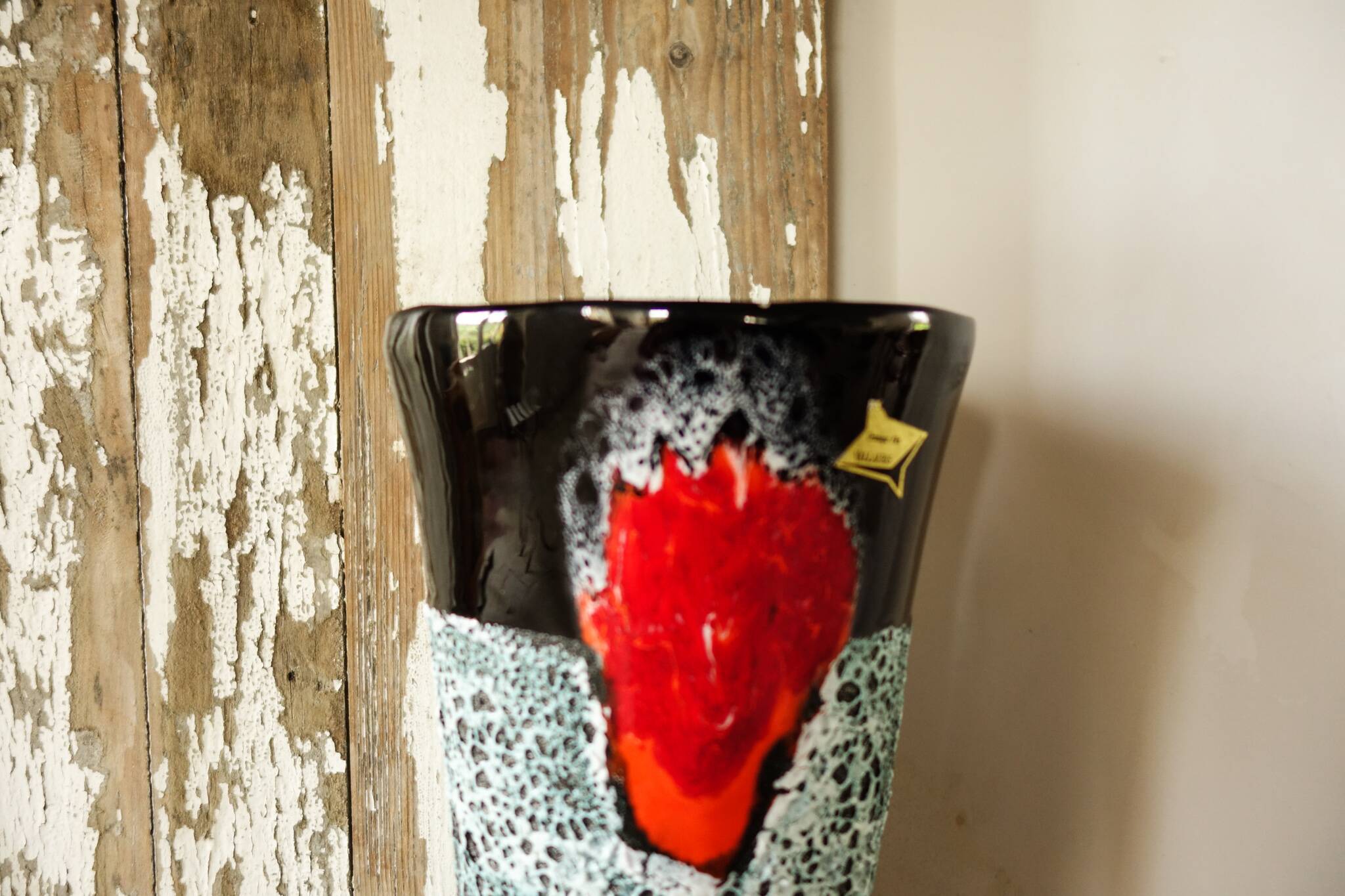 Lava Vallauris vase from the 70s