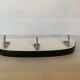 Formica asymmetrical tea towel coat rack