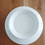 Mounted plate, Saint-Amand ironstone compote dish, Lucy