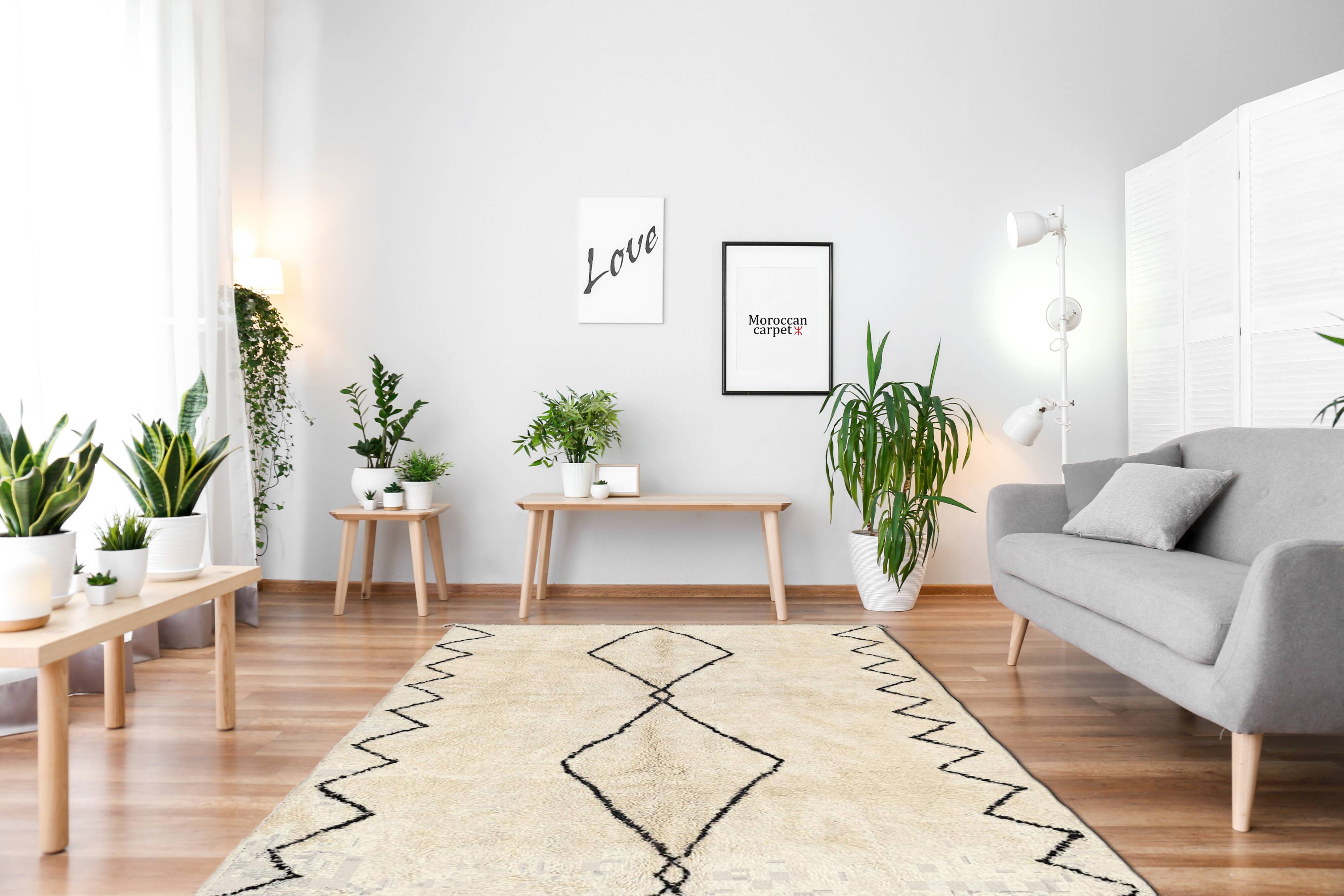 Modern Moroccan carpet 370x300cm