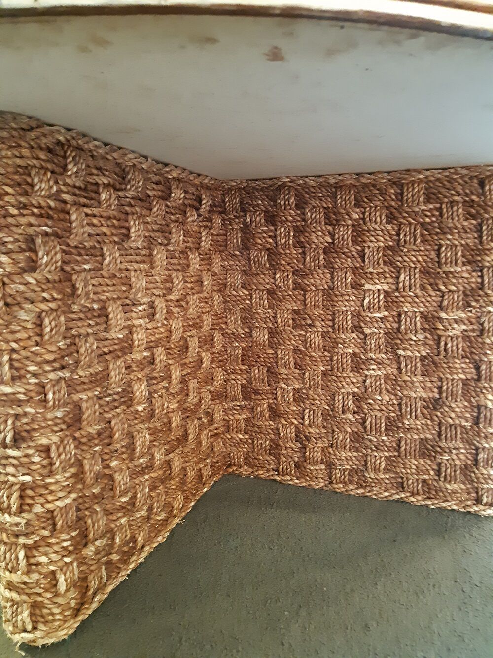 60s cording coffee table