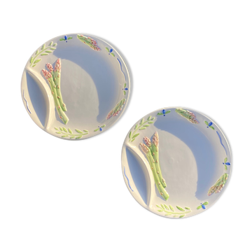 The asparagus pattern plates