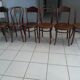 Lot 6 chairs of Bistrot mismatched - 1900