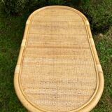 Wicker table and chair