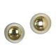 Set of two modernist brass metal sconces wall light, italy, 1950s