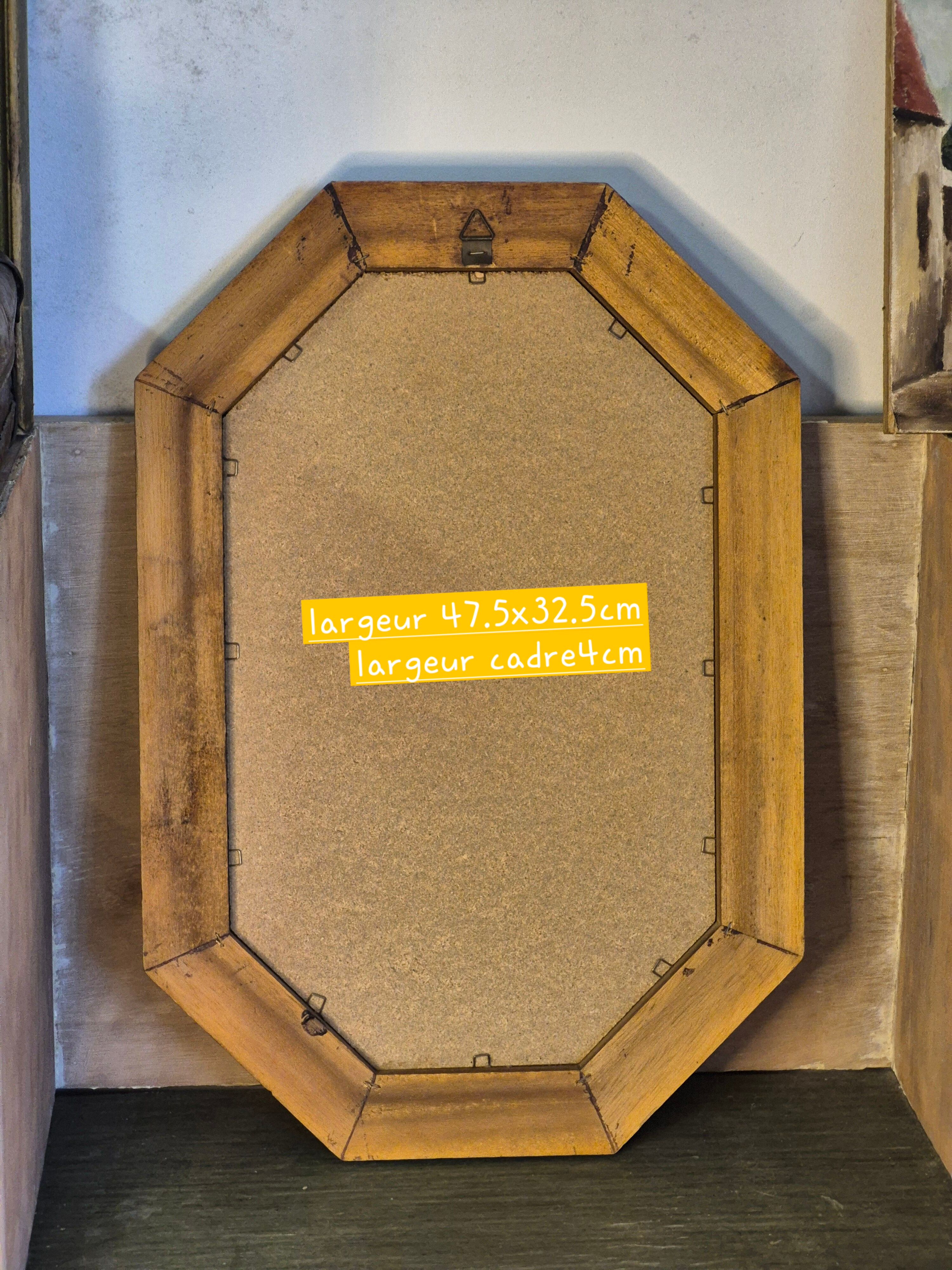 Wooden mirror