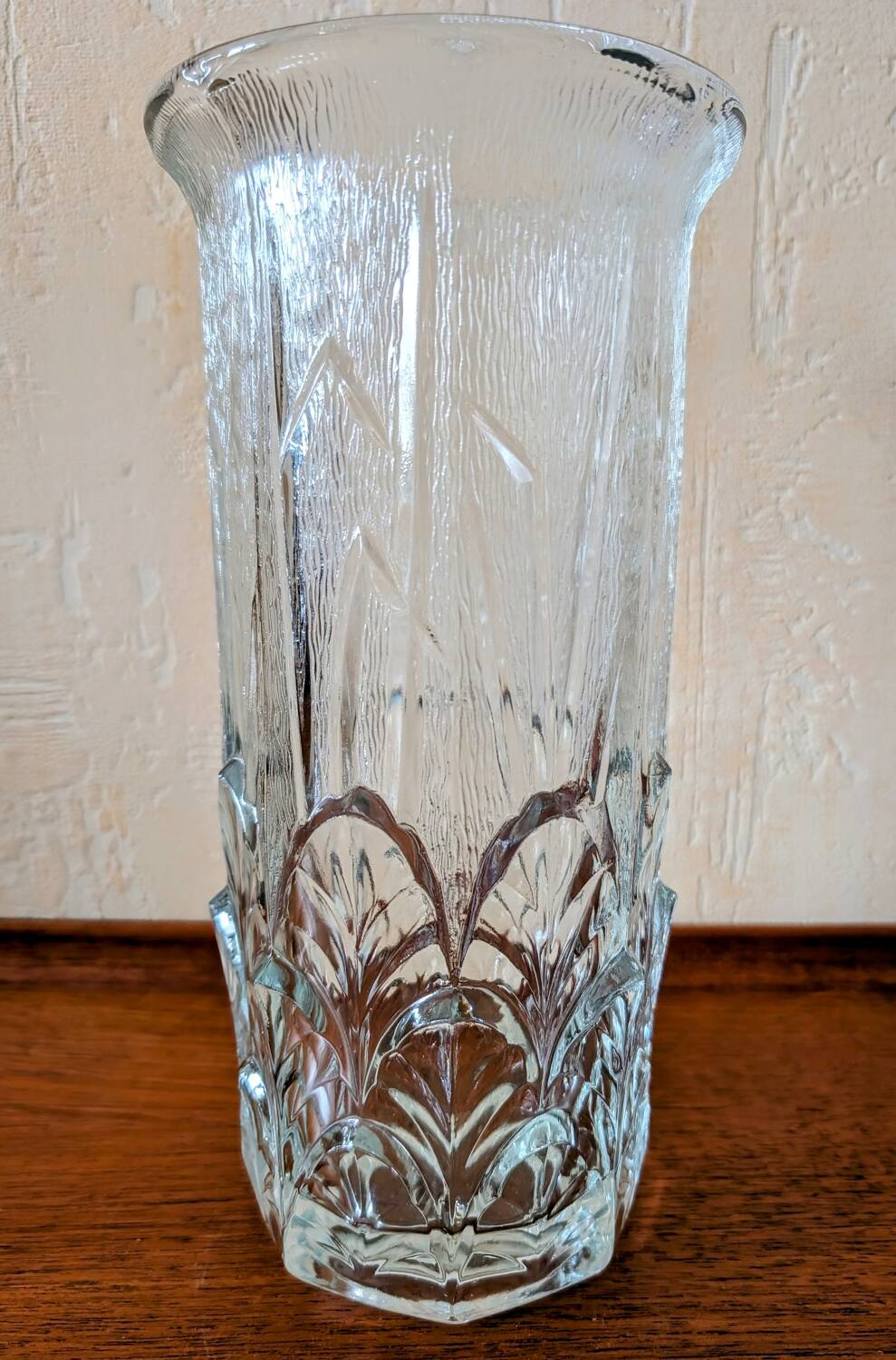 Vase en verre vintage
