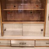 Vintage buffet in formica 1962 pale green