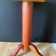 Wooden pedestal table
