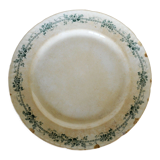 Round opaque porcelain dish from gien, model "bagatelle"
