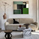 Abstrait géométrique vert no2
