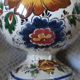 Delft ewer vase signed H Bequet