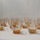 Lot de 10 verres à liqueur - rosaline