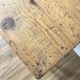 Farmhouse table with 2 large drawers