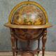 World map / standing globe bar, decorative work with an antique inspiration.
