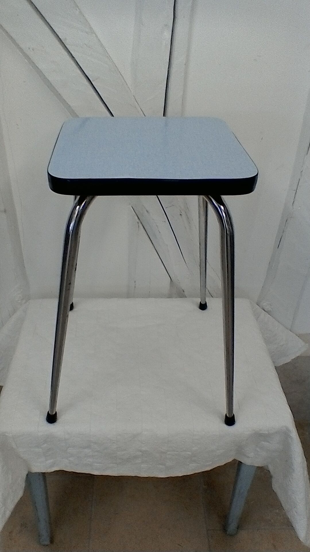 Low stool in formica, vintage
