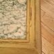 Table de salon style Louis XVI en bois peint