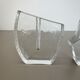 Ensemble de 2 vases en verre de roche « brutalistes », Allemagne 1970