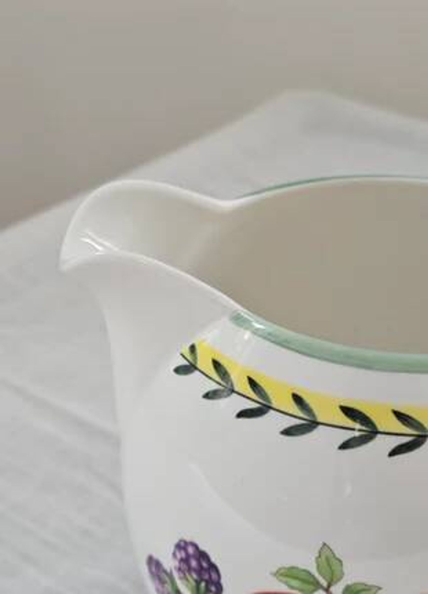 Porcelain jug from Villeroy & Boch's French Garden Fleurence collection.