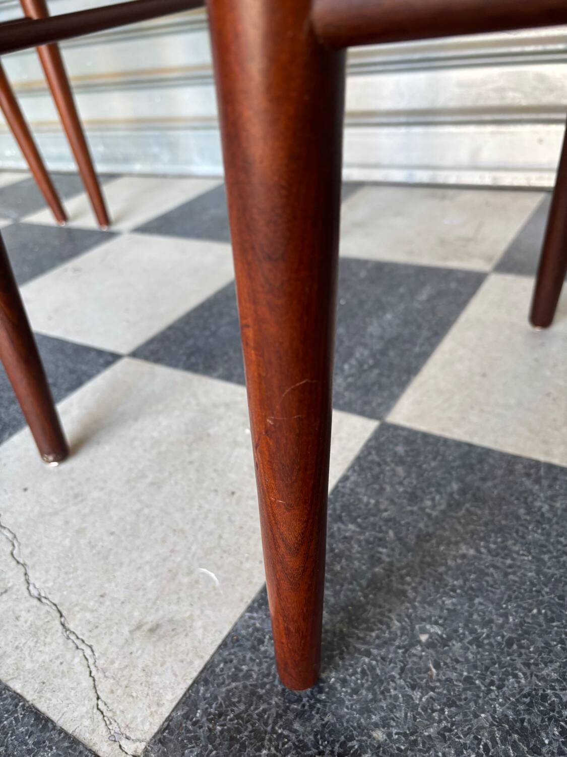 Set of 5 chairs from the 1950s designed by Georg Leowald.