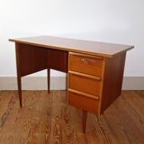 Desk line scandinavian 1960s teak