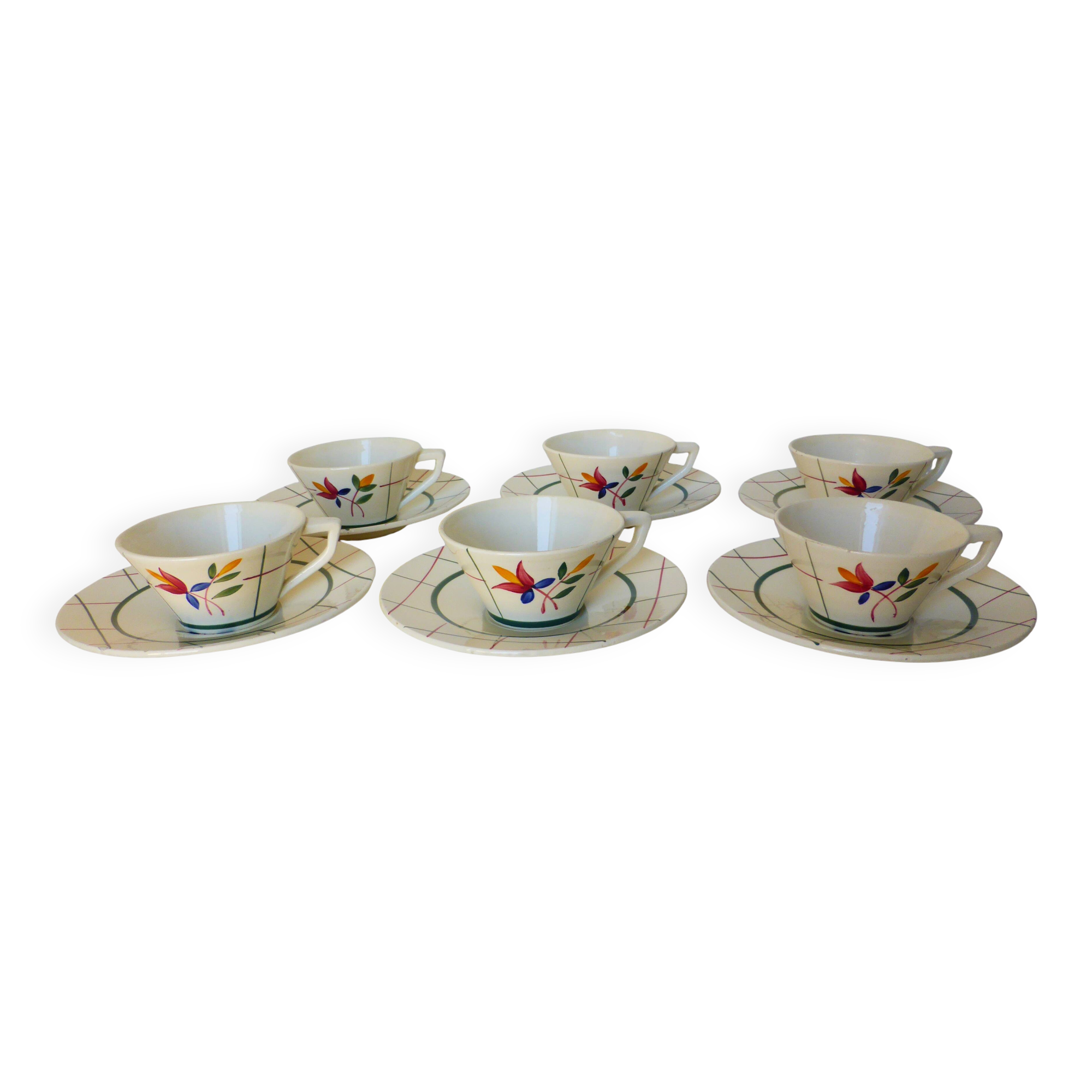 Vintage Gien coffee service, Tamaris model 2106102