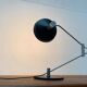 Lampe de table Swiss Pentarkus Mid-Century par Rosemarie et Rico Baltensweiler pour Baltensweiler