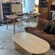 Oblong travertine coffee table oblong rectangular coffee table raw travertine