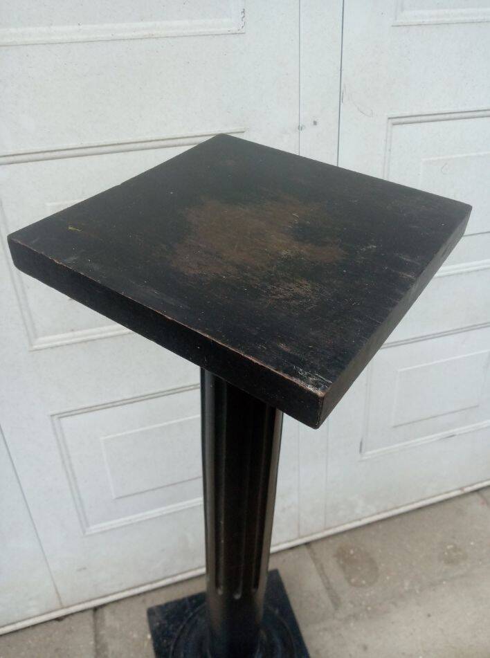 Napoleon 3 column in blackened wood