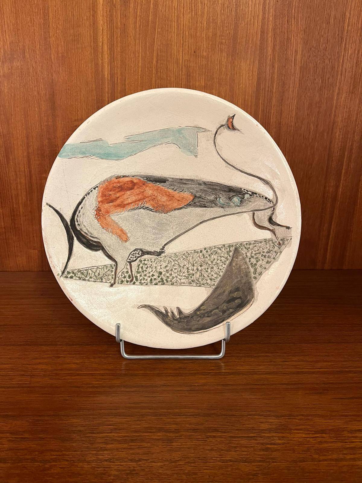 Assiette en Céramique Vallauris