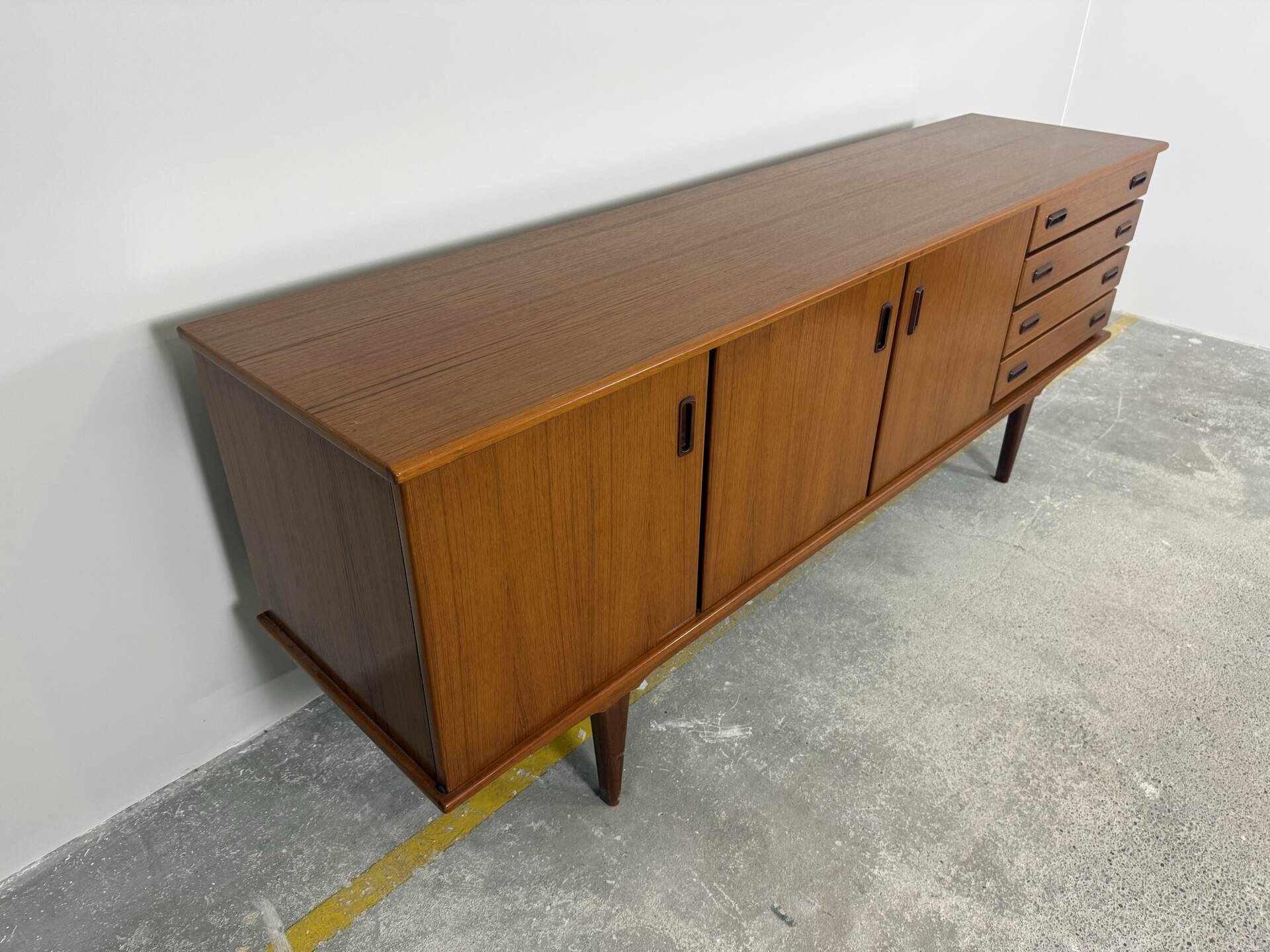 Scandinavian teak enfilade – 1960s
