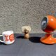 Magnetic eyeball lamp Luci italy vintage design 70s original