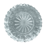 Glass ashtray 14 cm vintage