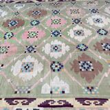 Large flat carpet Durhi India 317x482 cm