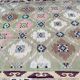 Large flat carpet Durhi India 317x482 cm