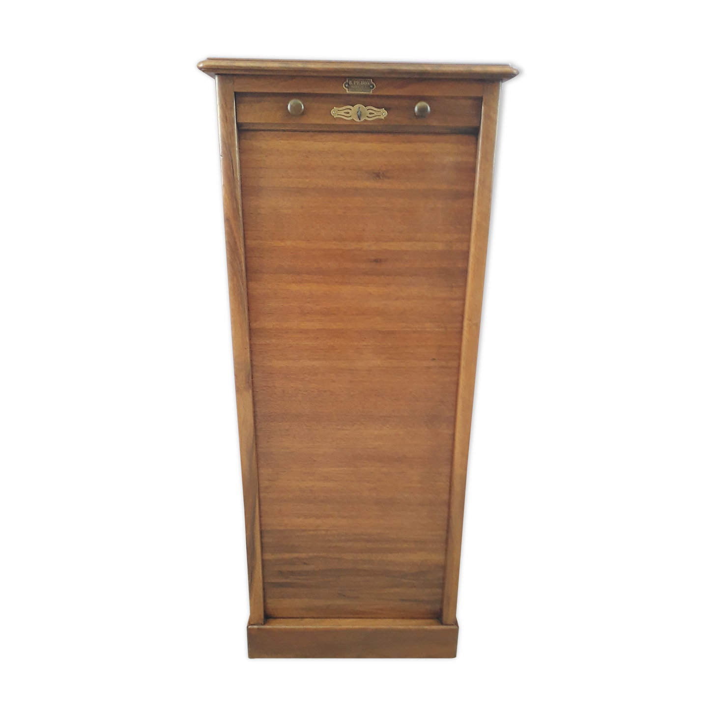Walnut curtain binder early twentieth century