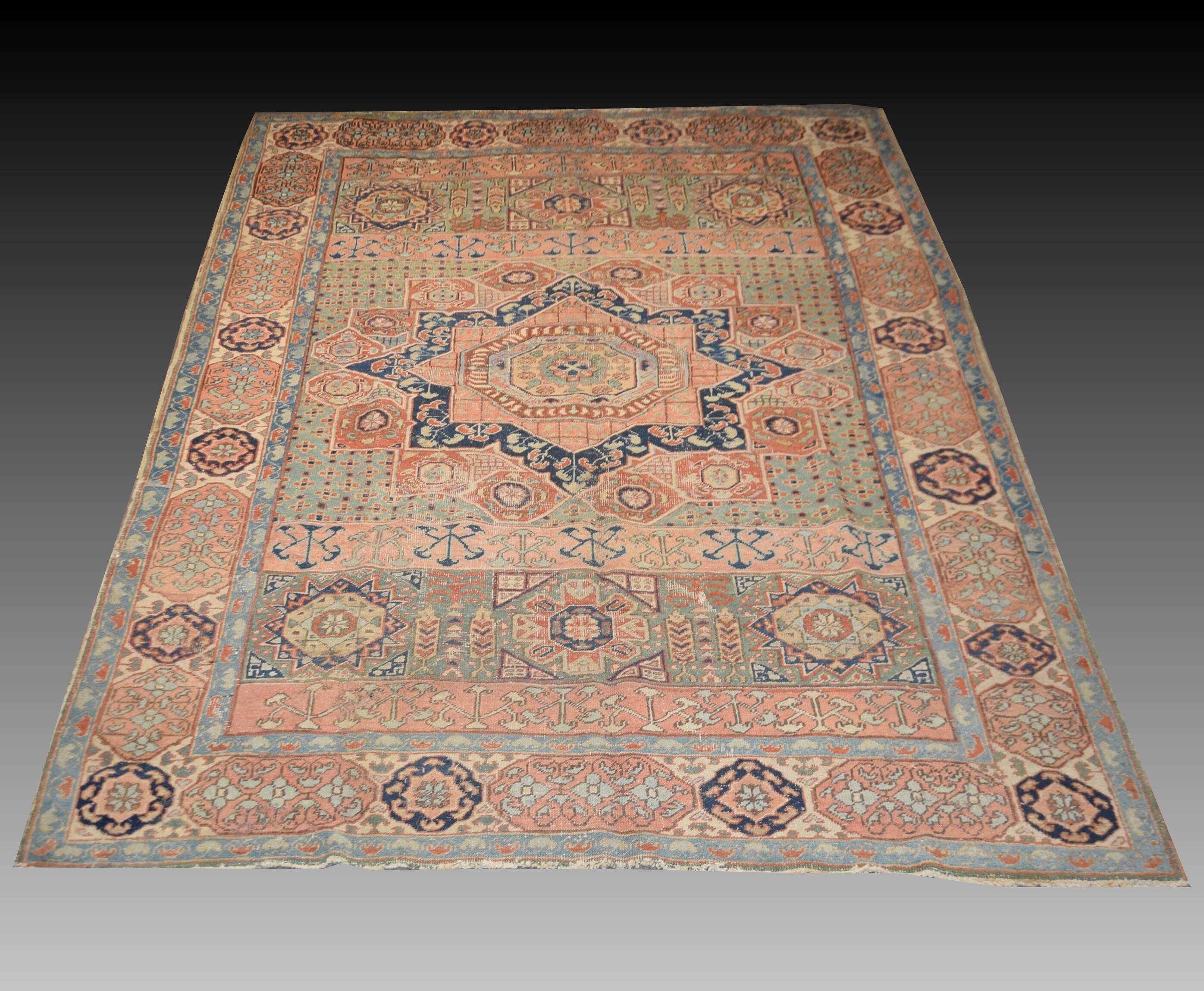 Tapis d'Iran Ardabil « Style Mamelouk » – début XXᵉ siècle : 200 × 290 Cm