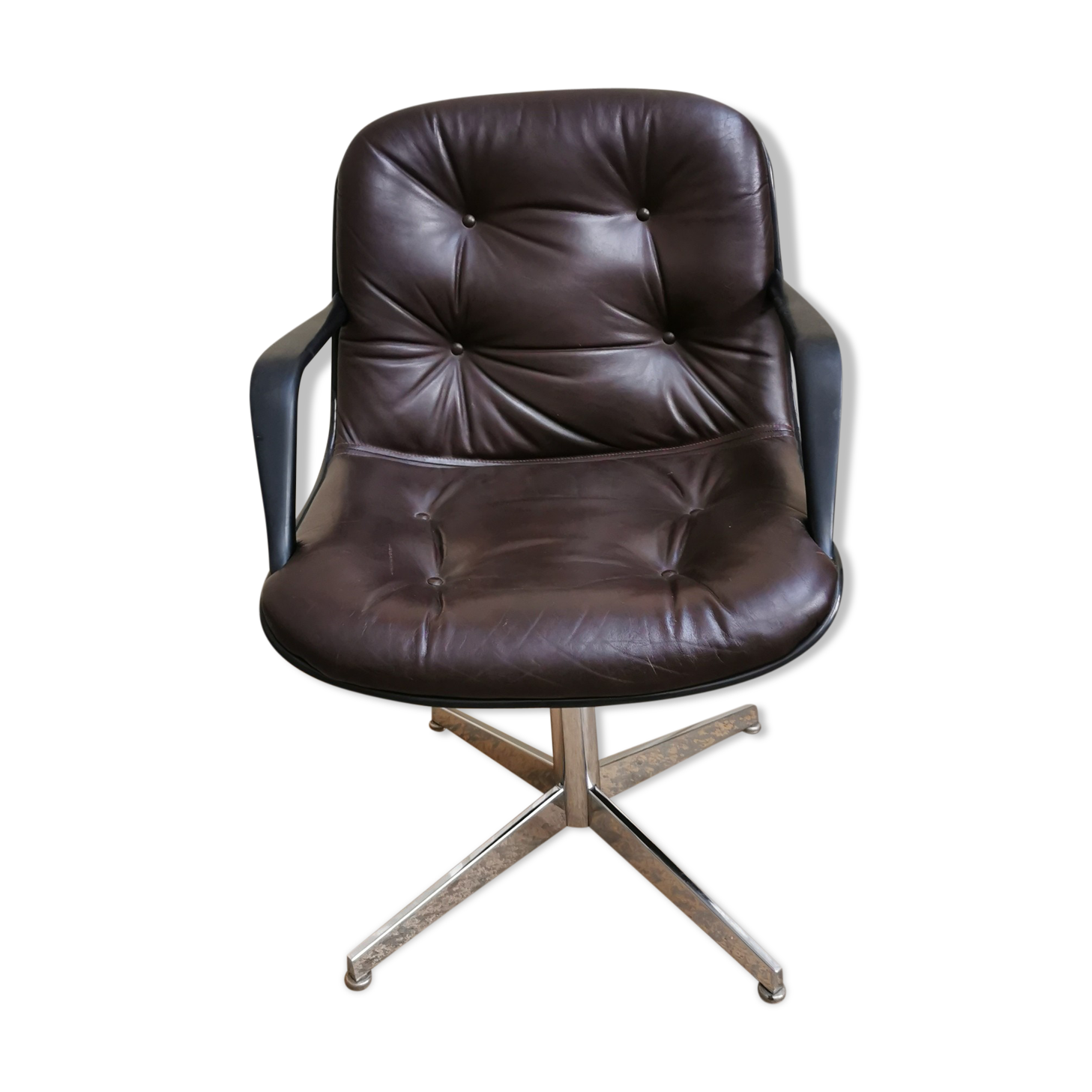Leather Strafor office armchair